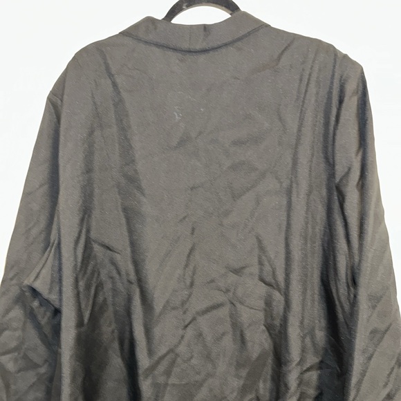 Roaman’s Black Button Down Dress Jacket Size 32W - Picture 6 of 7